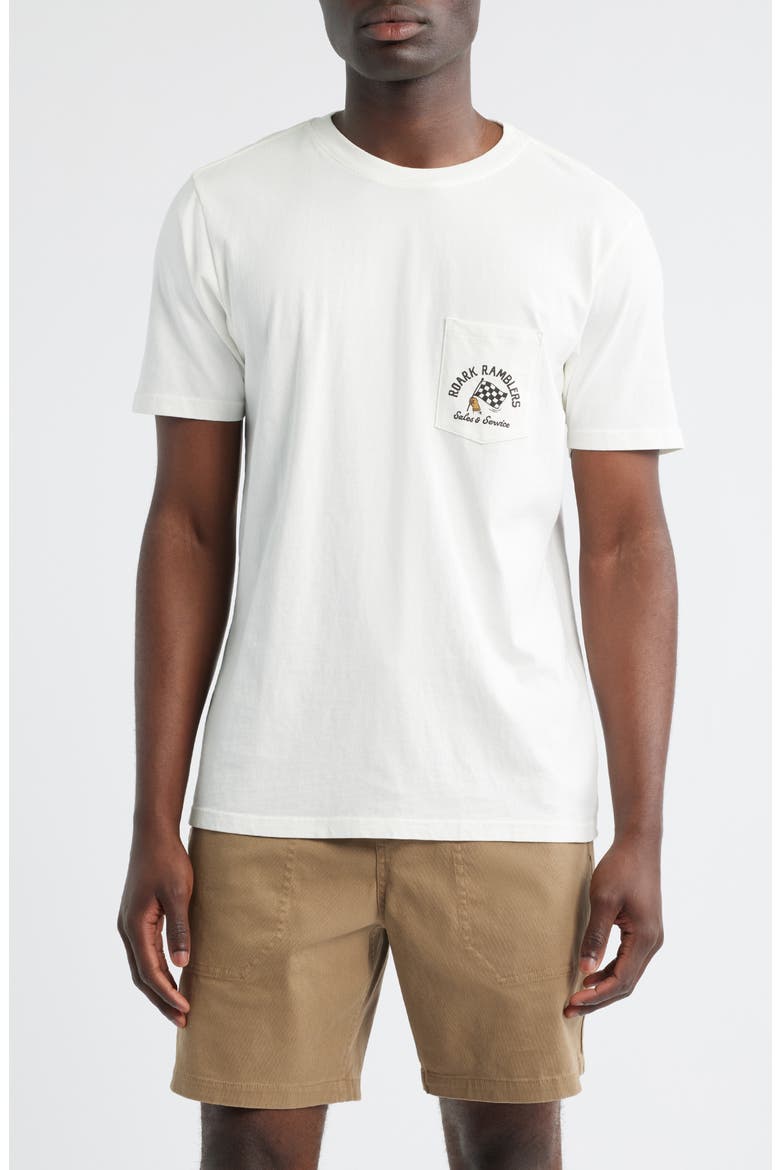 Ramblers Pocket Graphic T-Shirt, Main, color, OFF WHITE