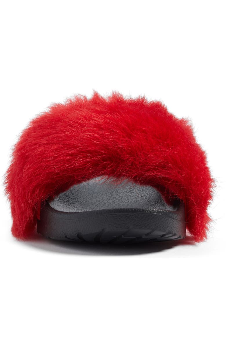 UGG<sup>®</sup> Royale Genuine Shearling Slide Sandal, Alternate, color,