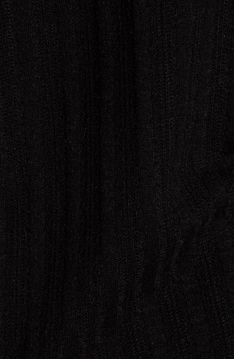 Loveappella Ribbed Pointelle Off the Shoulder Top, Alternate, color, 