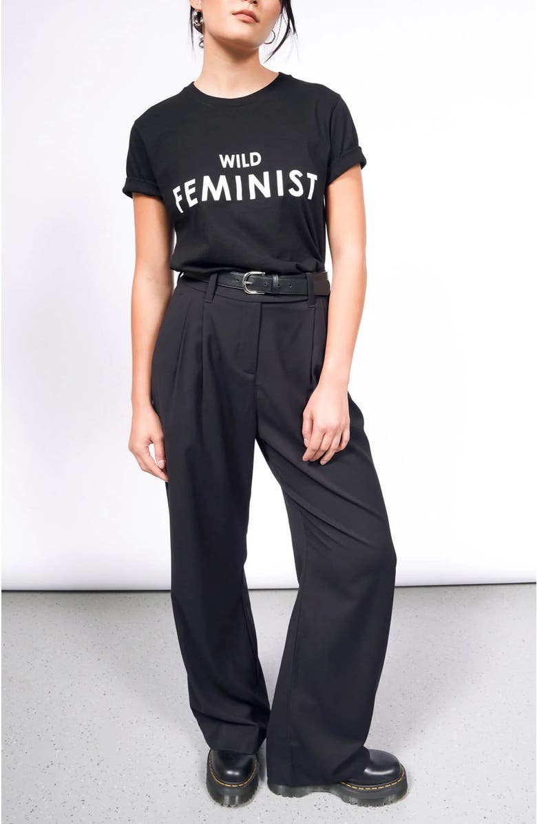 WILDFANG The Wild Feminist <sup>®</sup> Tee, Main, color, Wild Feminist Black