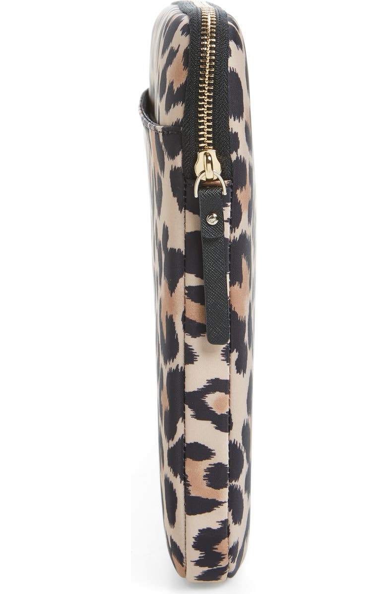 Kate Spade New York leopard 13-Inch laptop sleeve, Alternate, color,