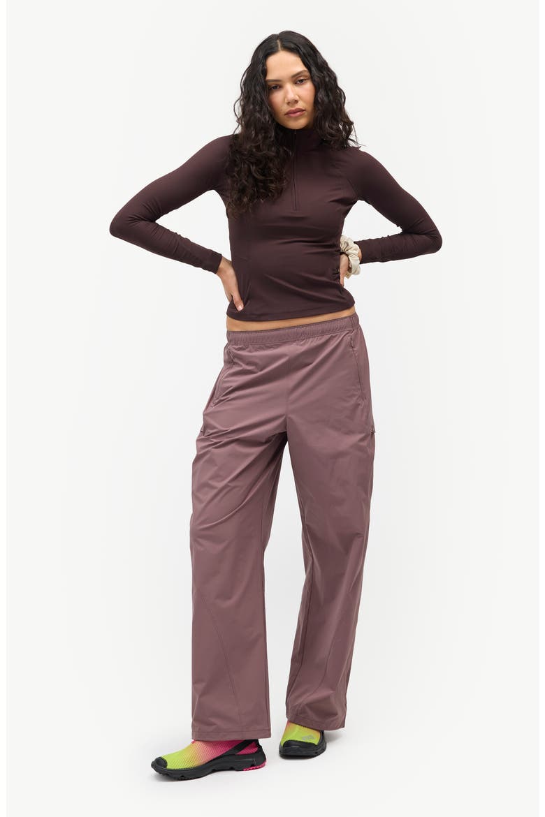Julie Quarter Zip Top, Alternate, color, AMERICANO
