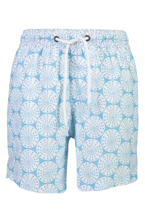 Sand Dollar Volley Swim Trunks (Toddler Boy, Little Boy & Big Boy)