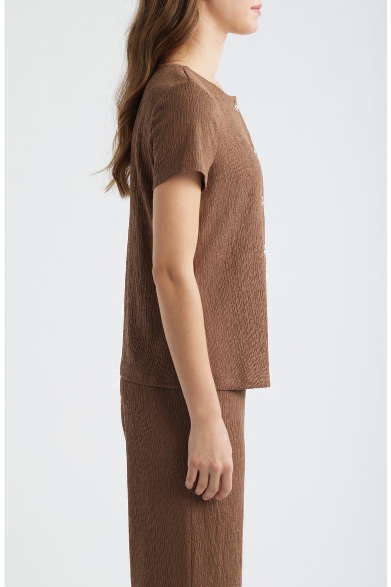 Texture Front Button Top, Alternate, color, MUSHROOM