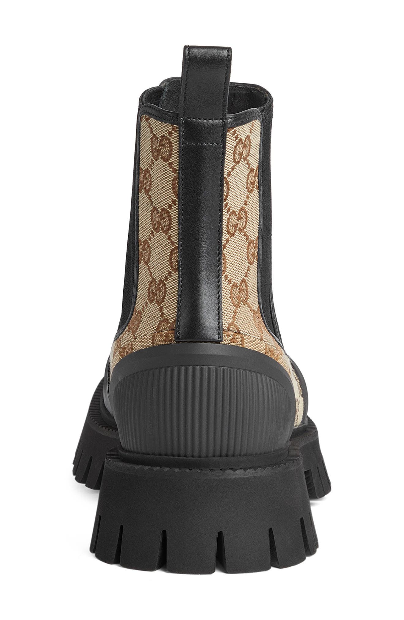 Gucci Maxi GG Canvas Chelsea Boot, Alternate, color, 