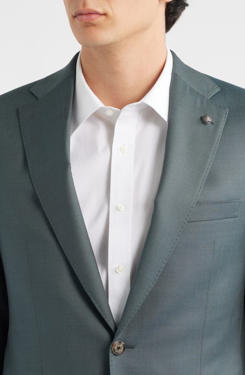 Jack Victor Esprit Solid Wool Suit, Alternate, color, Dark Teal