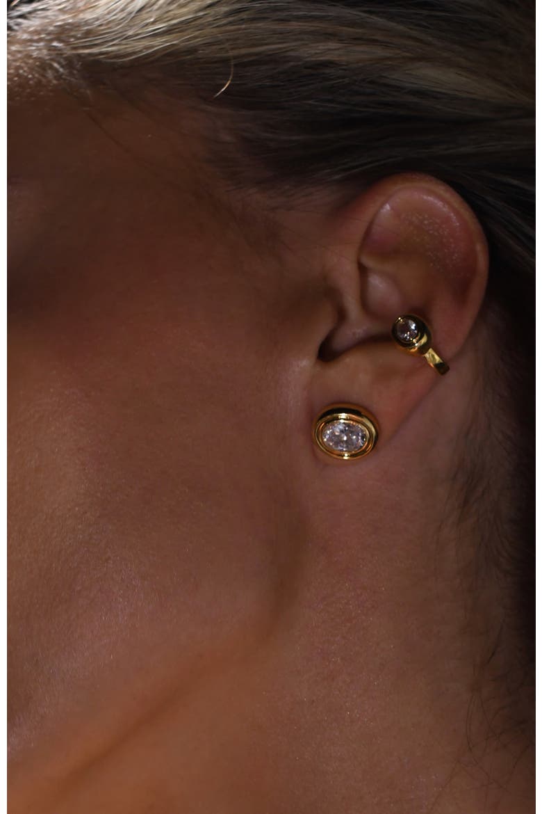 Alexis Earrings, Alternate, color, Yellow Gold