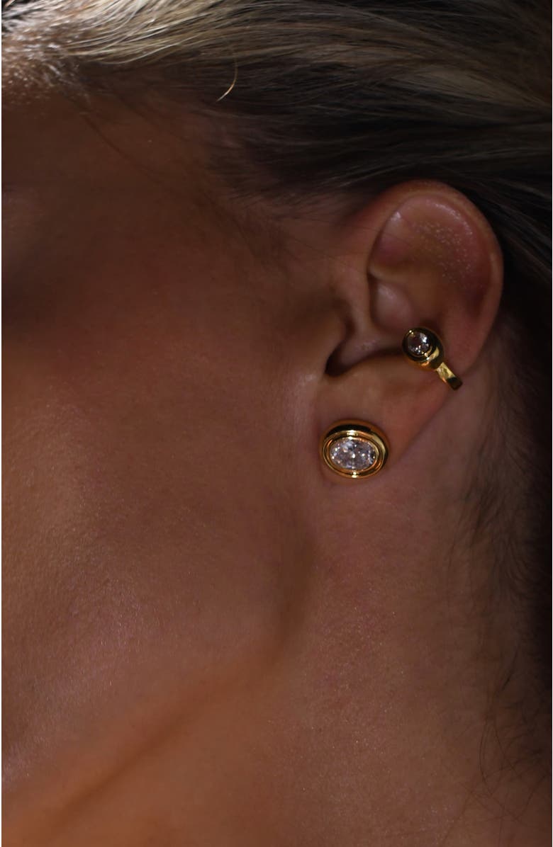 SEREIA OFFICIAL Alexis Earrings, Alternate, color, Yellow Gold