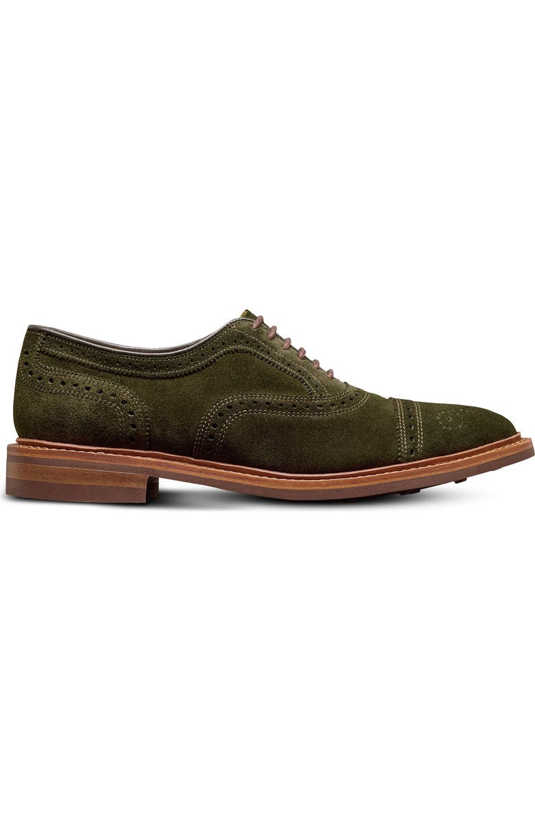 Allen Edmonds Strandmok Cap Toe Oxford, Alternate, color, Hunting Green