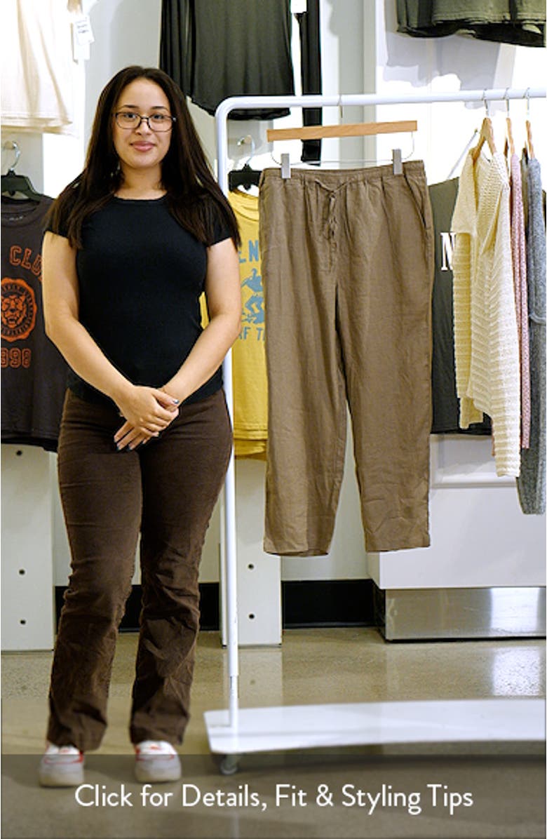 Linen Drawstring Pants, sales video thumbnail