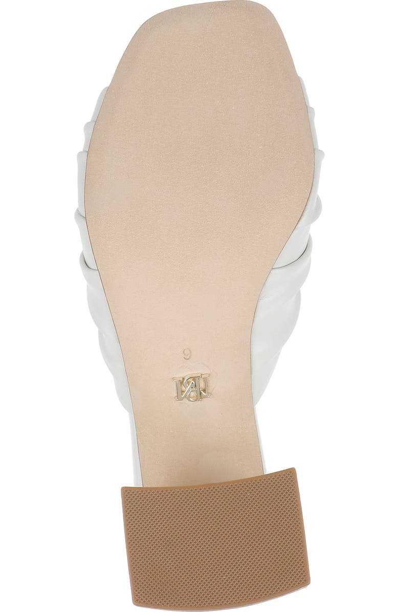 Badgley Mischka Collection Vayla Slide Sandal, Alternate, color, White Leather