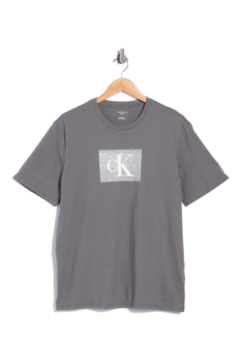 Box Puff Logo Cotton Graphic T-Shirt, Main, color, CASTLEROCK