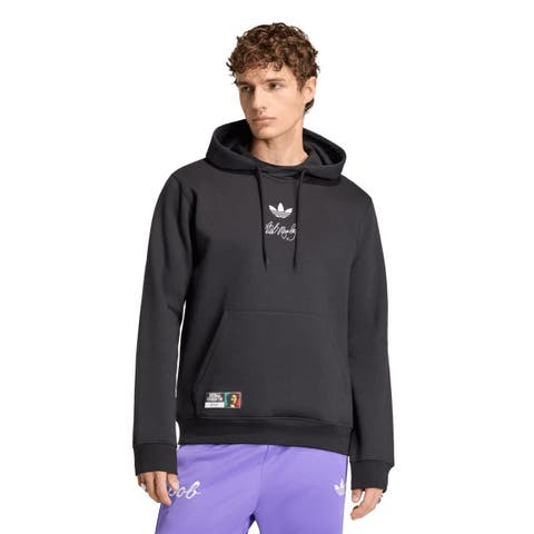 Men's adidas x Bob Marley Black Jamaica National Team Originals Hoodie