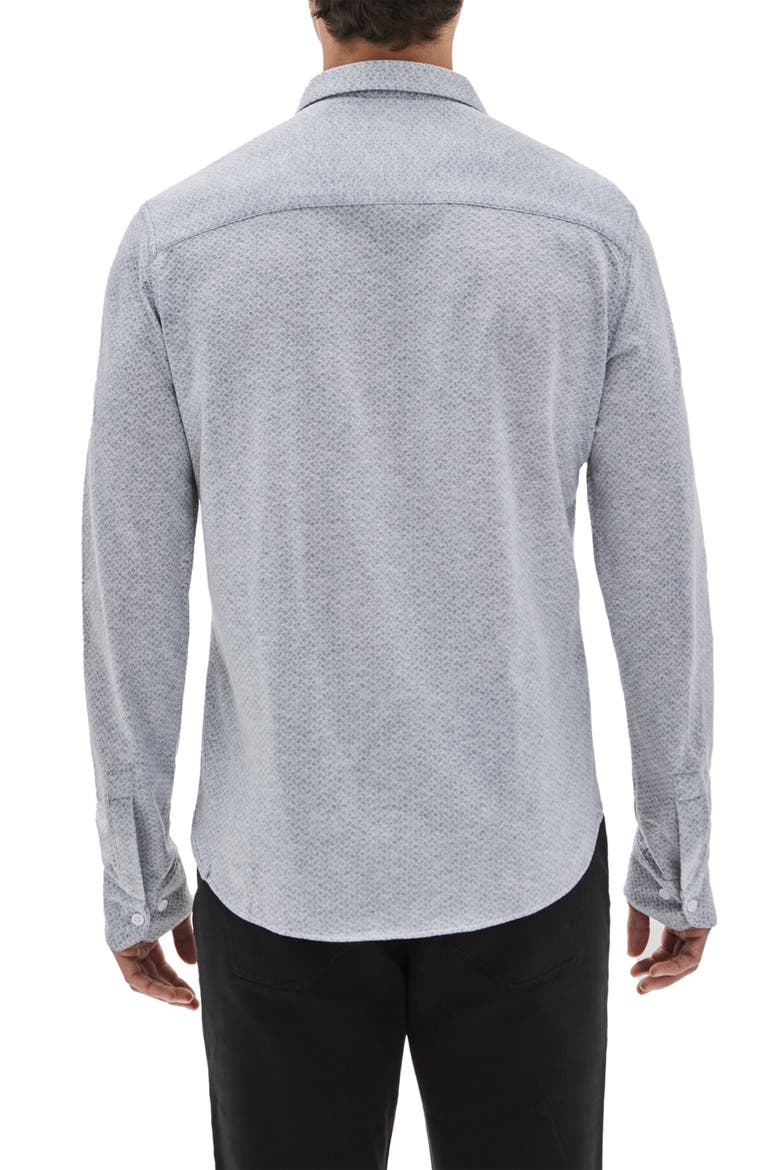 Pambrun Knit Button-Up Shirt, Alternate, color, GREY