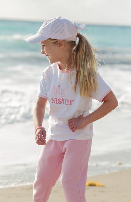 Bits & Bows Girls' Big Sister Crewneck T-shirt - Little Kid, Big Kid In Multi