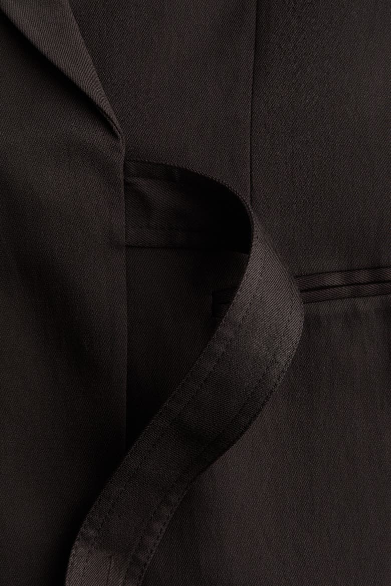 Wrap-Front Jacket, Alternate, color, Dark brown
