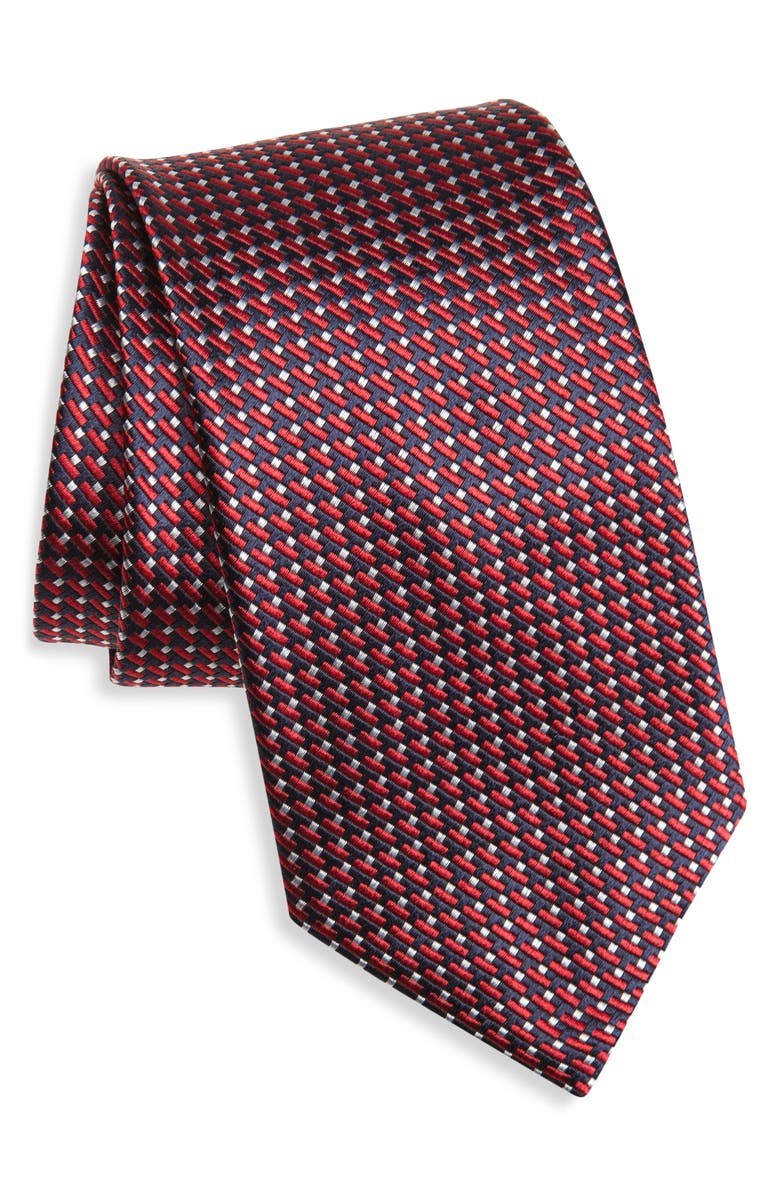ZEGNA TIES Mulberry Silk Tie, Main, color, Red