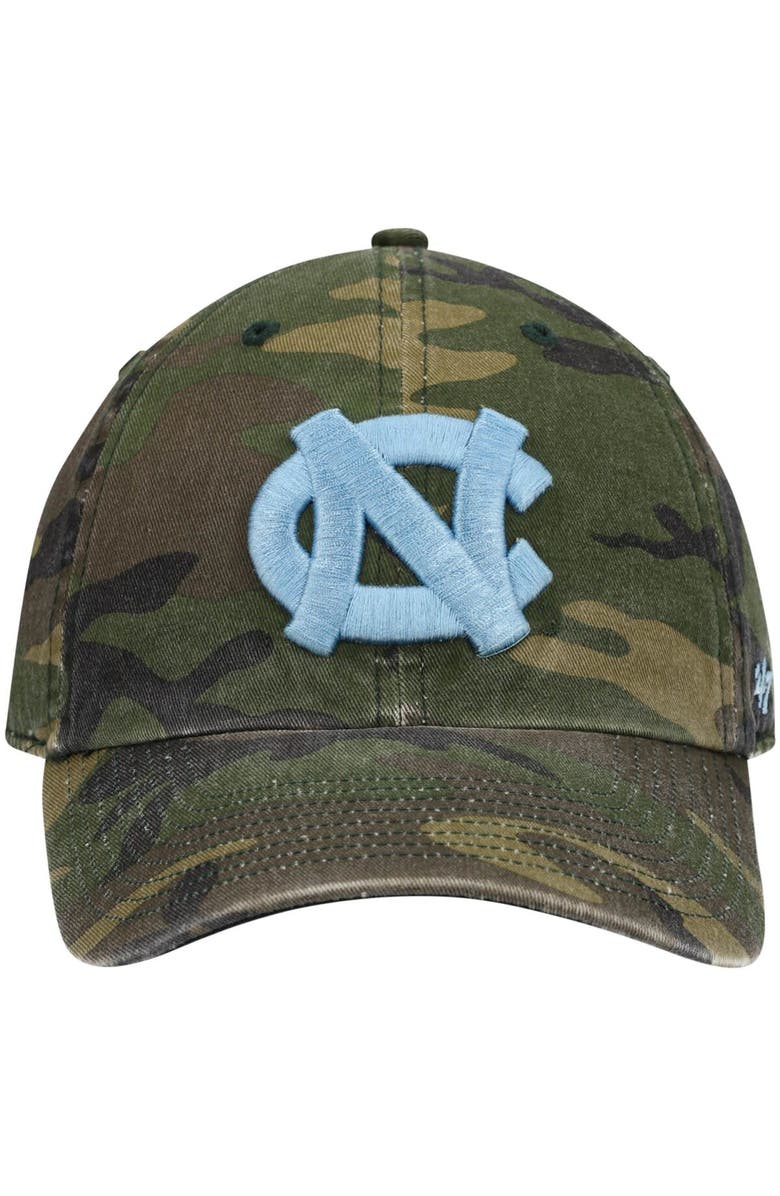 '47 Men's '47 Camo North Carolina Tar Heels Clean Up Core Adjustable Hat, Alternate, color, 