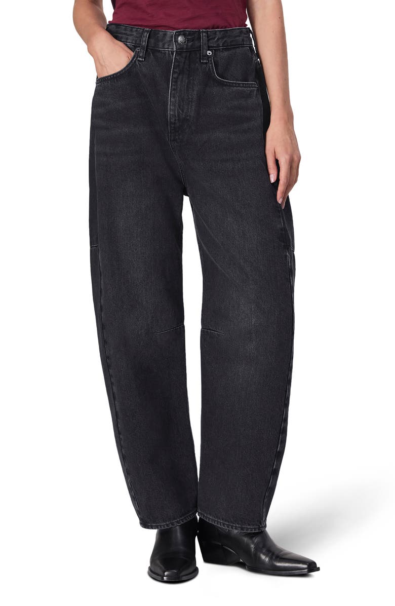 rag & bone Charlie High Waist Barrel Jeans, Main, color, 