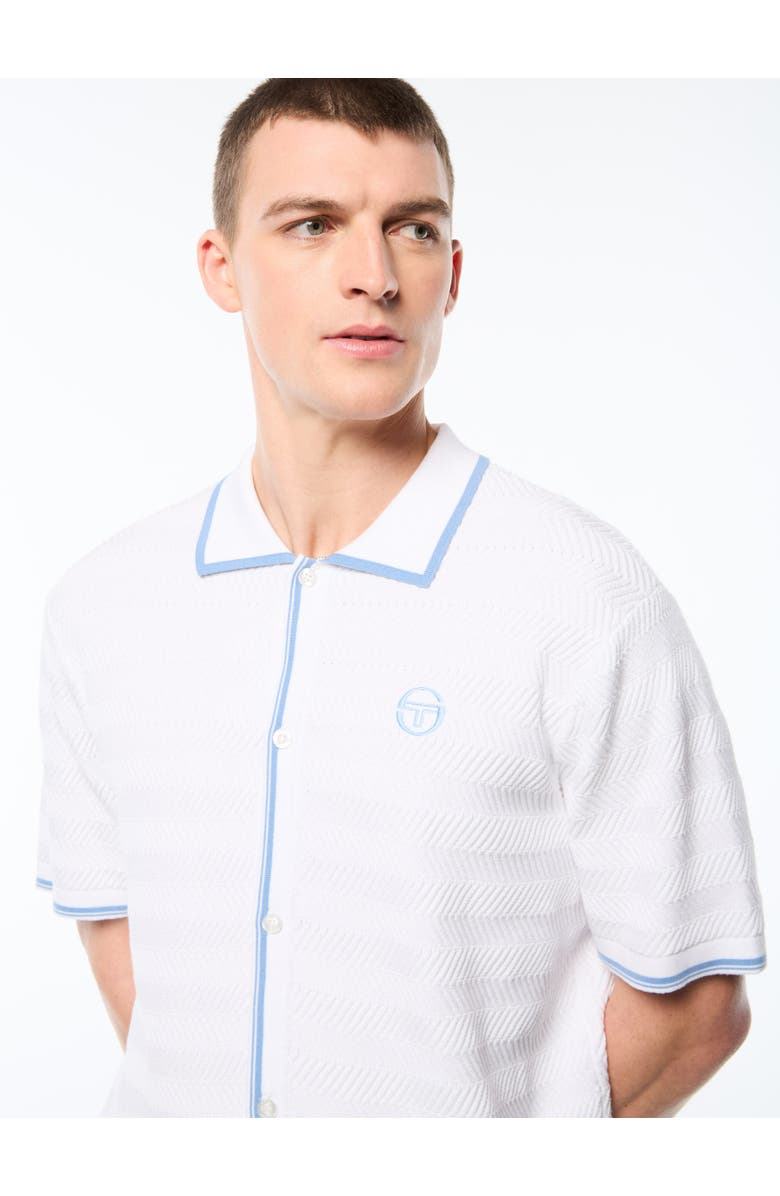 Sergio Tacchini Riva Cabana Shirt, Alternate, color, Brilliant White