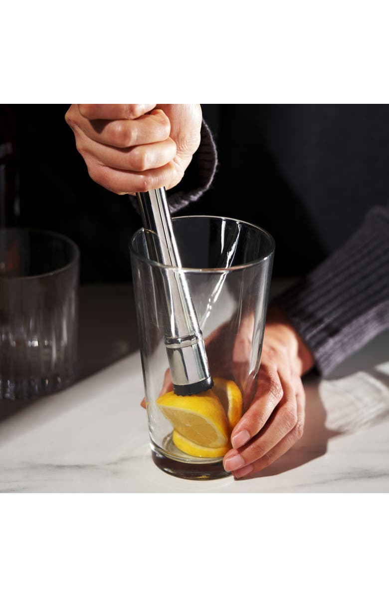 Viski Harrison Muddler in Stainless Steel, Alternate, color, Silver