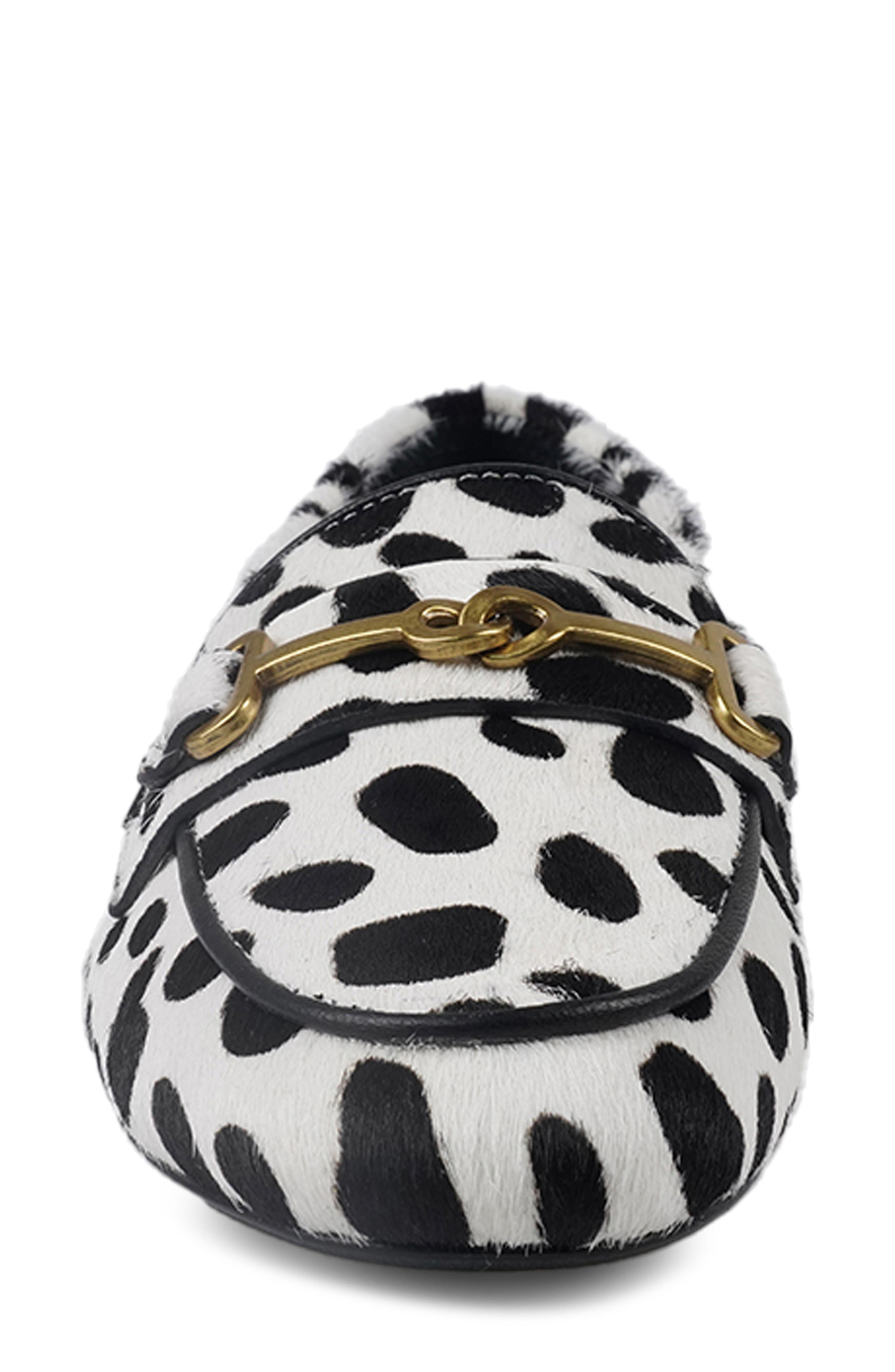 Artisan Crafted By Zigi Piz Genuine Calf Hair Loafer, Alternate, color, Black Off White