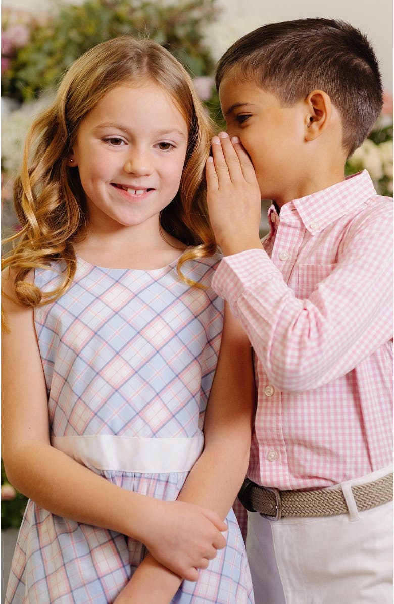 Hope & Henry Girls' Organic Cross Back Party Dress, Toddler, Alternate, color, 