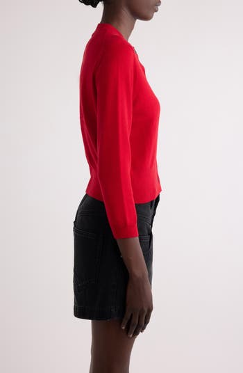 Isabel Marant Étoile Newton Flower Cotton & Wool Cardigan Isabel Marant Étoile Newton Flower Cotton & Wool Cardigan