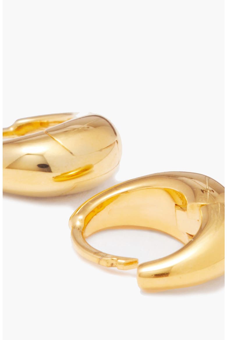 Mini Pebble Hoop Earrings in Gold, Alternate, color, Gold