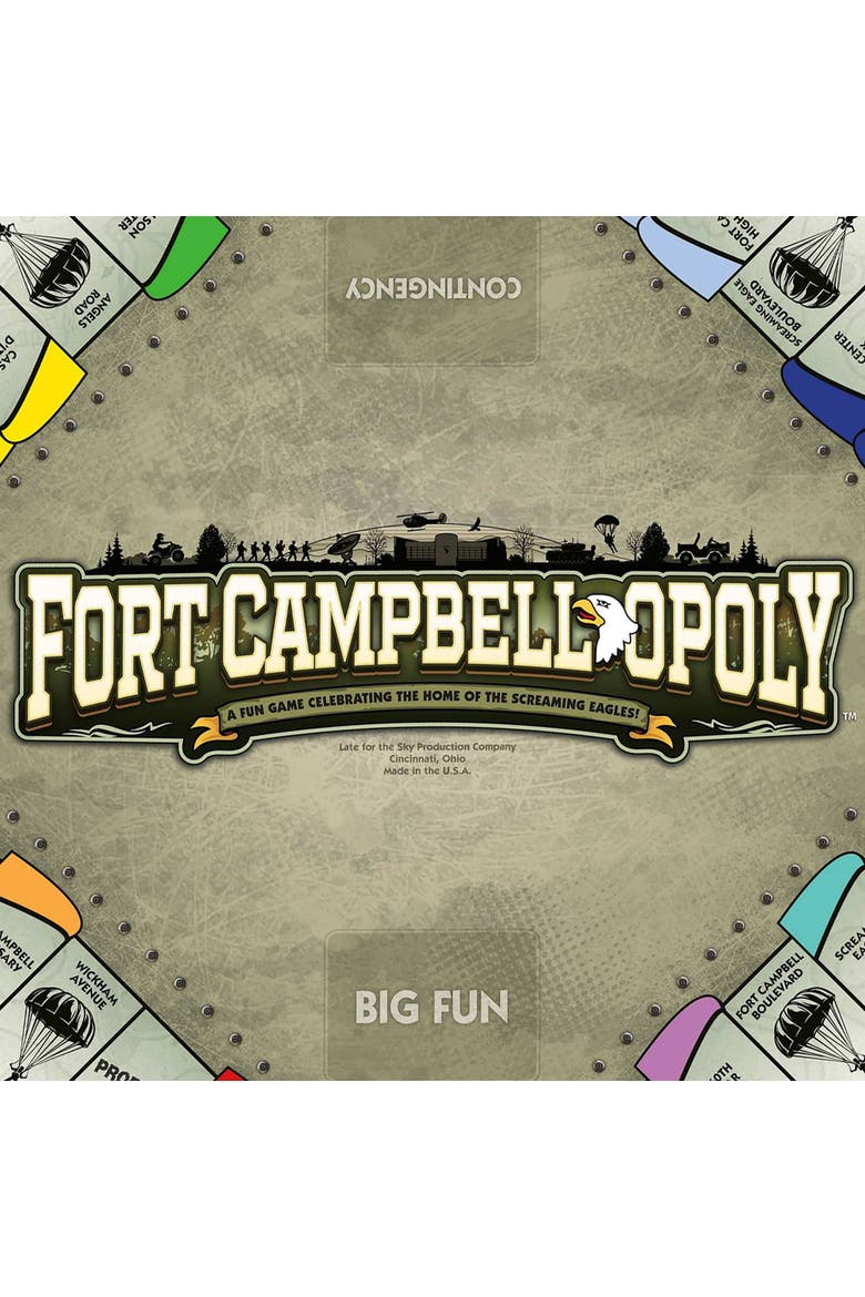 Fort Campbell Opoly Board Game, Alternate, color, Multicolored