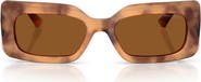 Jimmy Choo 53mm Rectangular Sunglasses