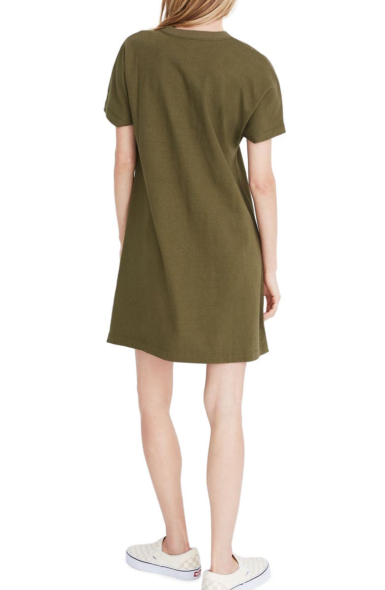 Madewell Tomboy Pocket T-Shirt Dress, Alternate, color, 