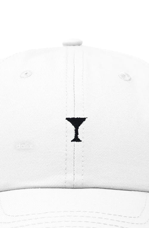 Dalix Lil Martini Dad Cap In White