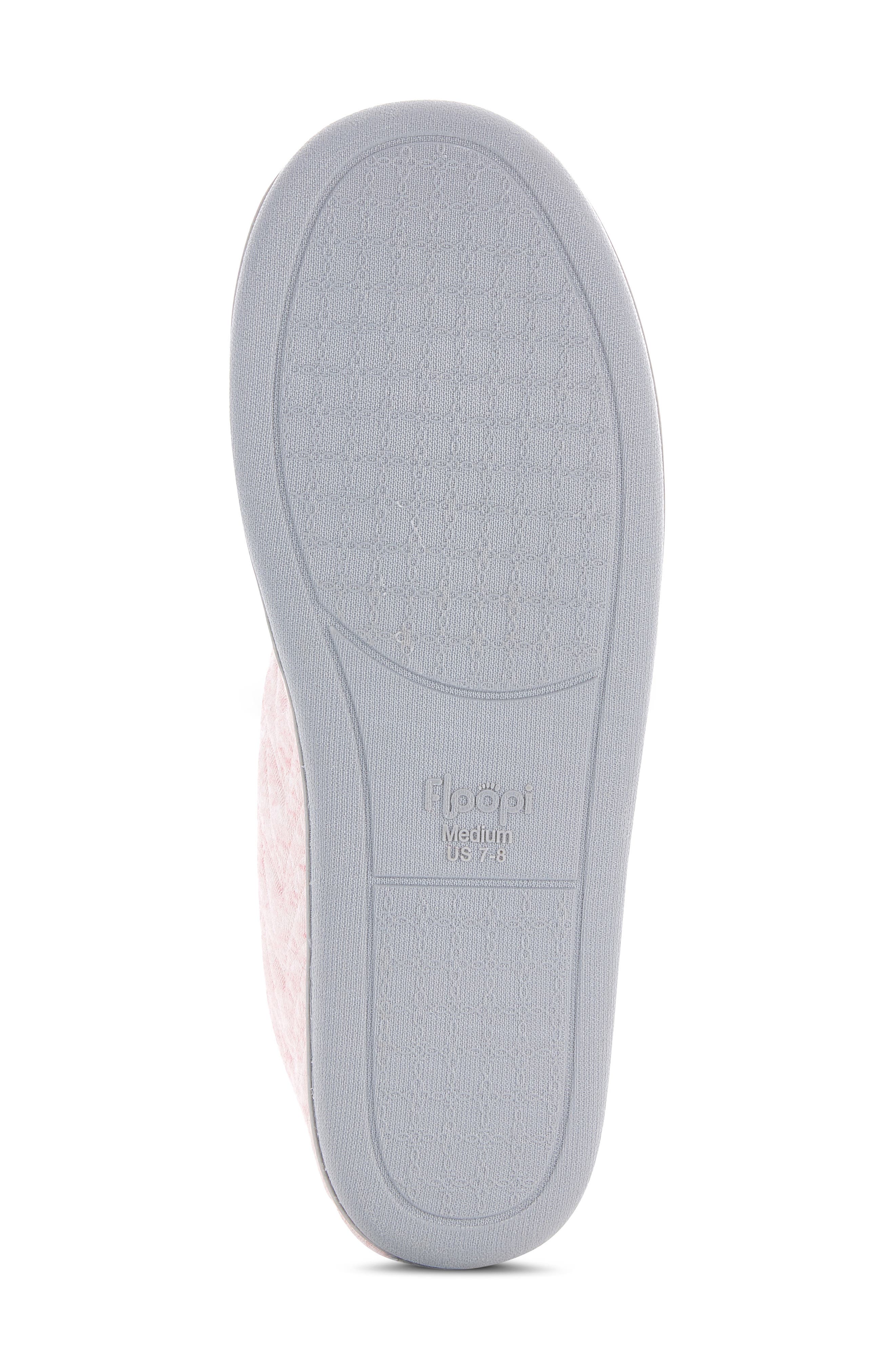 Chloe Quilt Fleece Slipper, Alternate, color, PINK