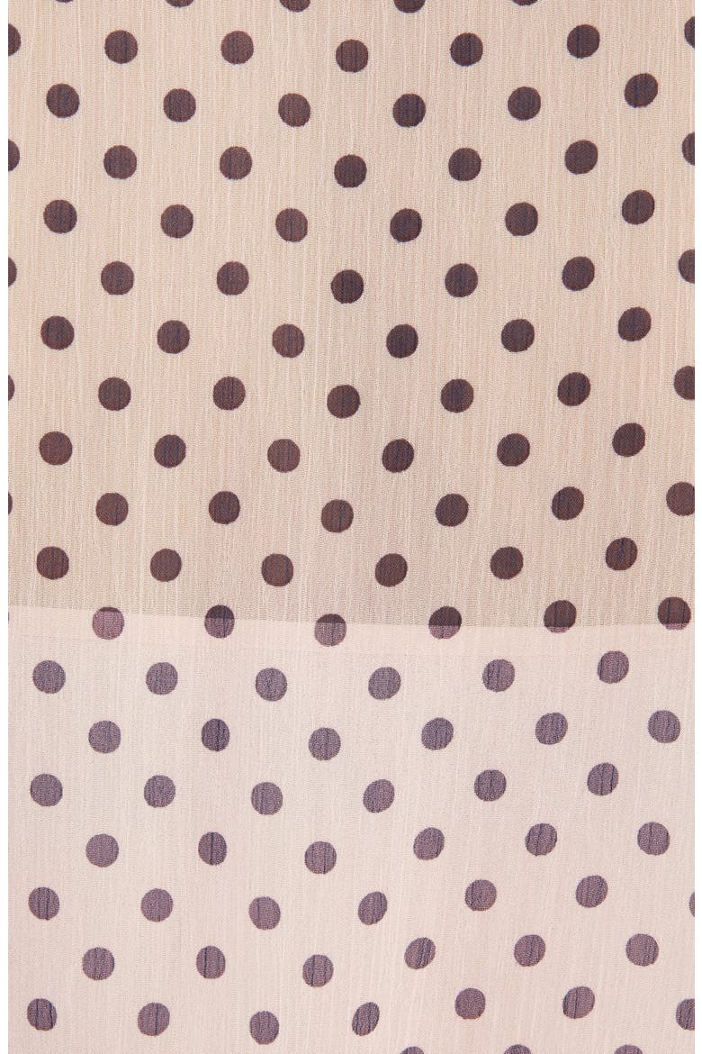 Polka Dot Long Sleeve Peplum Top, Alternate, color, MILLY DOT- BALLERINA PINK