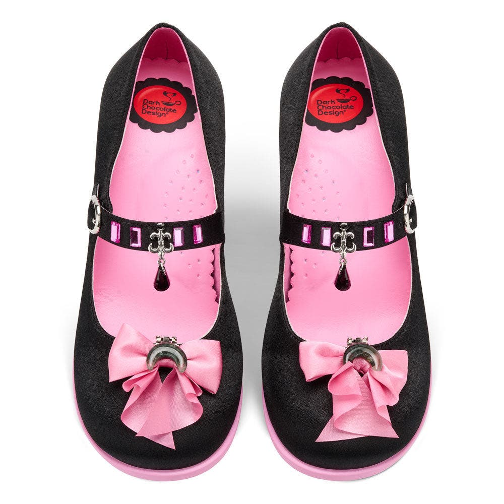 Hot Chocolate Design Dark Moon Women's Mary Jane Pumps, Alternate, color, Black Moon