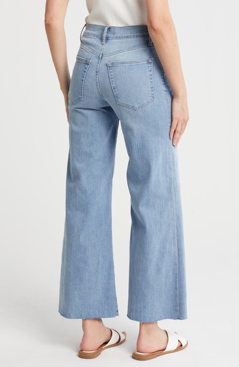 Palazzo Crop Cutoff Jeans