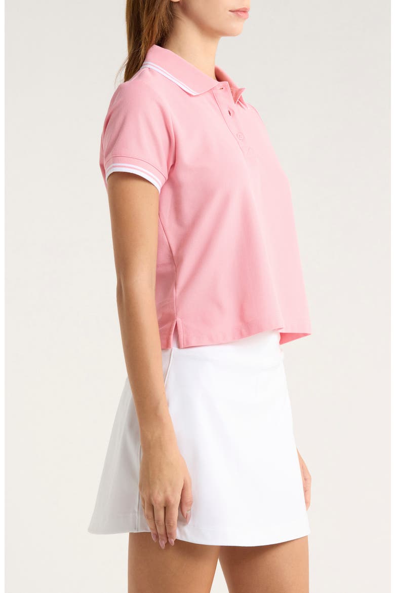 Country Club Polo Top, Alternate, color, PINK PLAY