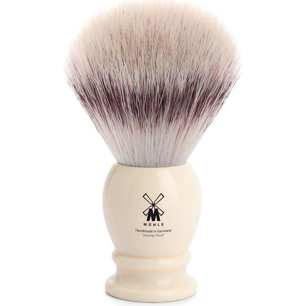 Mühle Classic X-large Faux Ivory Silvertip Fibre Shaving Brush In White