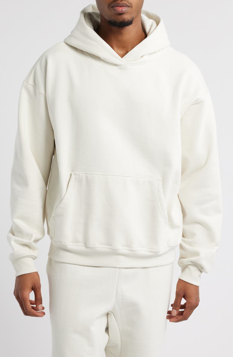 Elwood Heavyweight Oversize Organic Cotton Hoodie, Main, color, Pearl