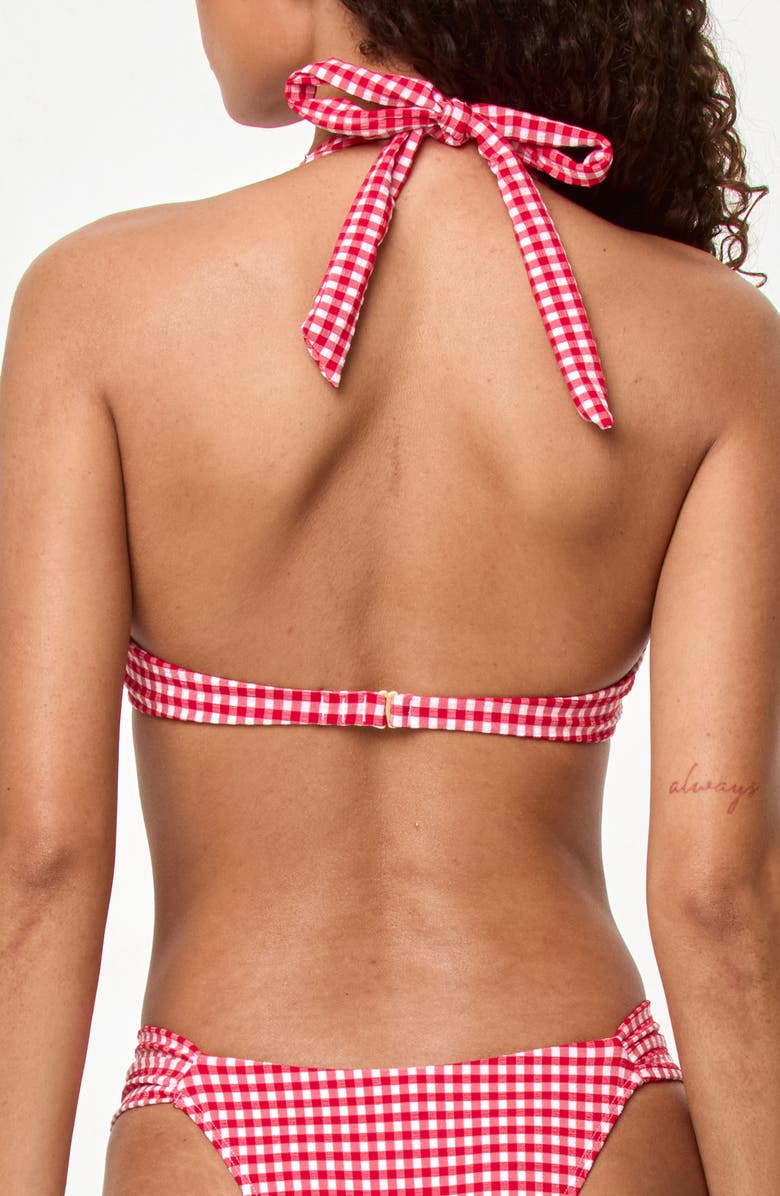 LSPACE Isa Underwire Bikini Top, Alternate, color, Lipstick Red