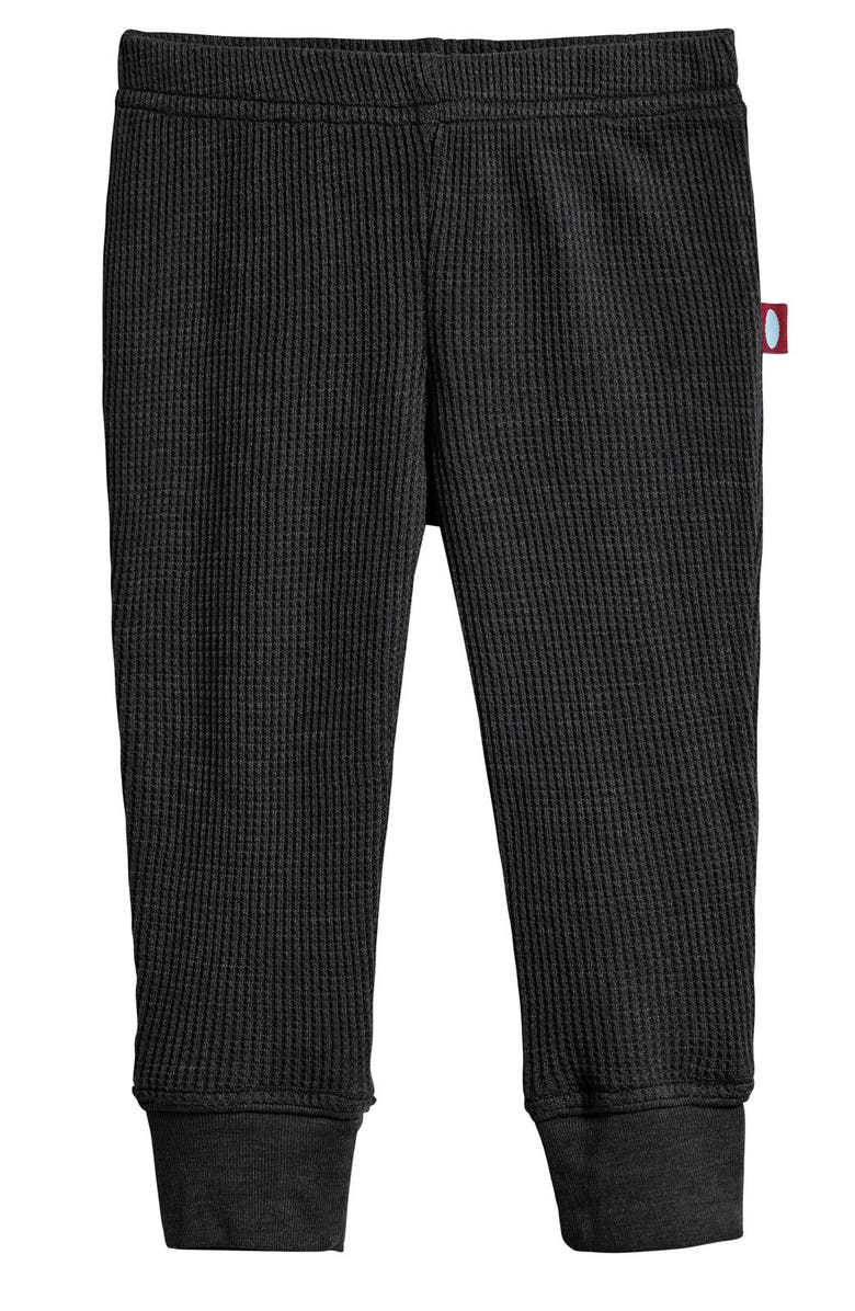 CITY THREADS Baby Boys and Girls Thermal Pants, Main, color, Black