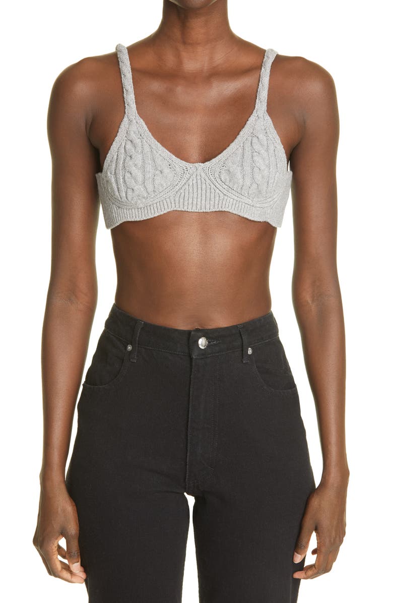 Isa Boulder Cableguy Knit Bra, Main, color,