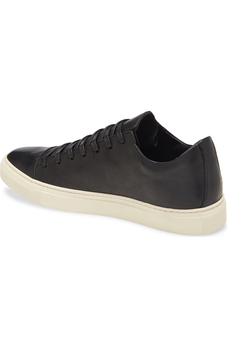 John Varvatos Reed Sneaker, Alternate, color, Black Leather