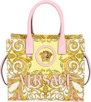 Versace Small La Medusa Canvas Tote