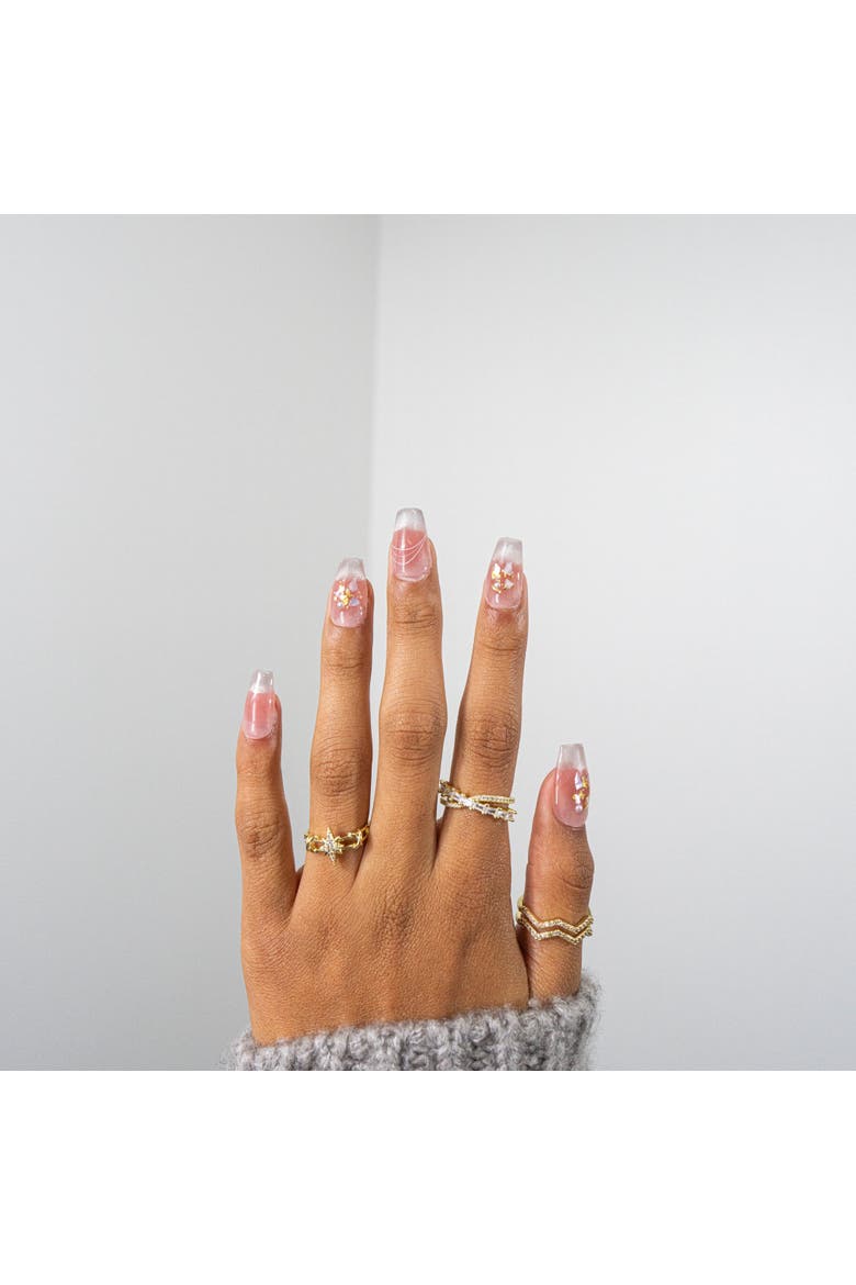 3H Luxury Handmade Press-on Nails - Rosy Glow, Alternate, color, Pink