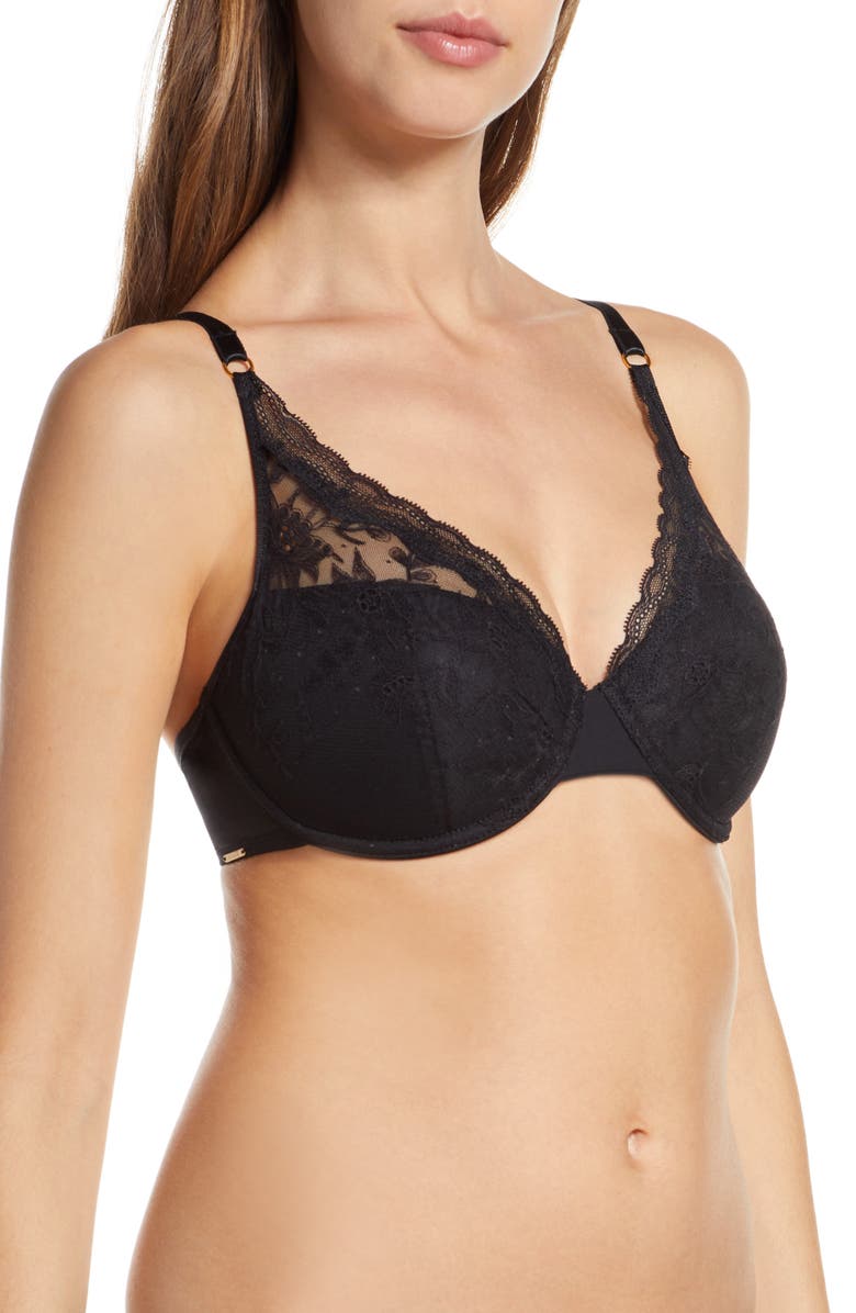 Chantelle Lingerie Chantelle Intimates Blanche Lightweight Lace Bra, Alternate, color,
