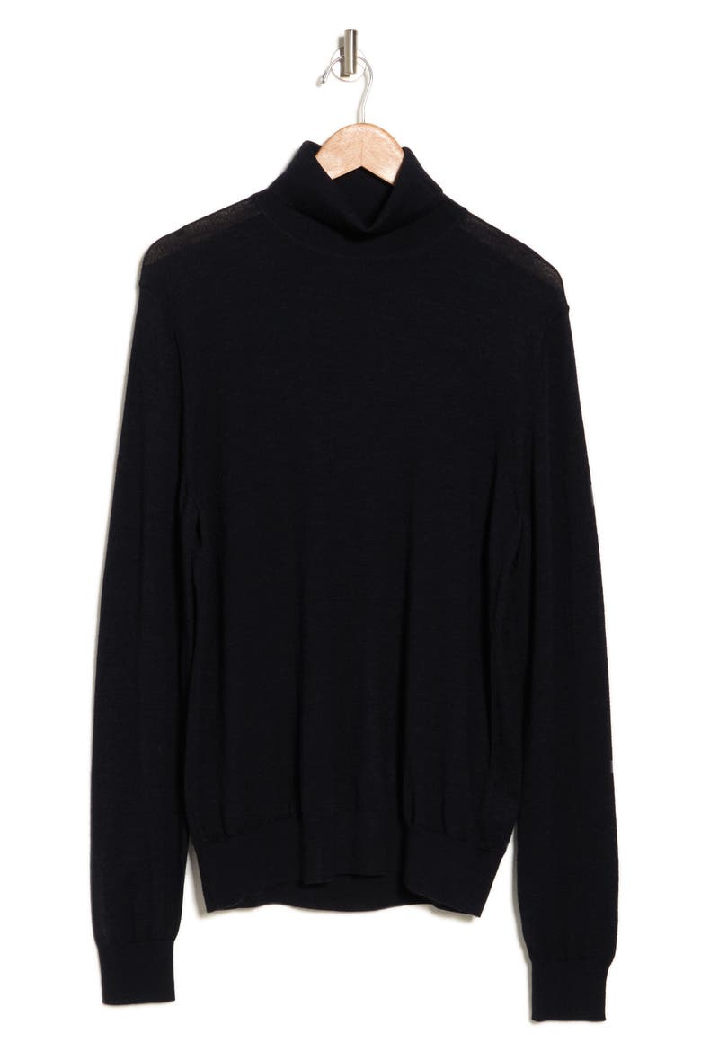 Merino Wool Turtleneck Sweater, Alternate, color, NVY