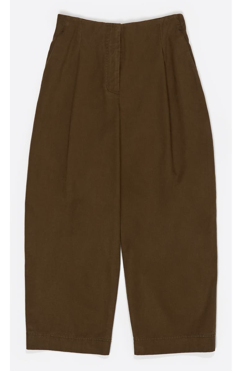 Bimba y Lola Darted Carrot Leg Trousers, Alternate, color, Olive