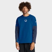 Nike Men's Nike Royal Indianapolis Colts Sideline Coach Therma-FIT Long Sleeve T-Shirt